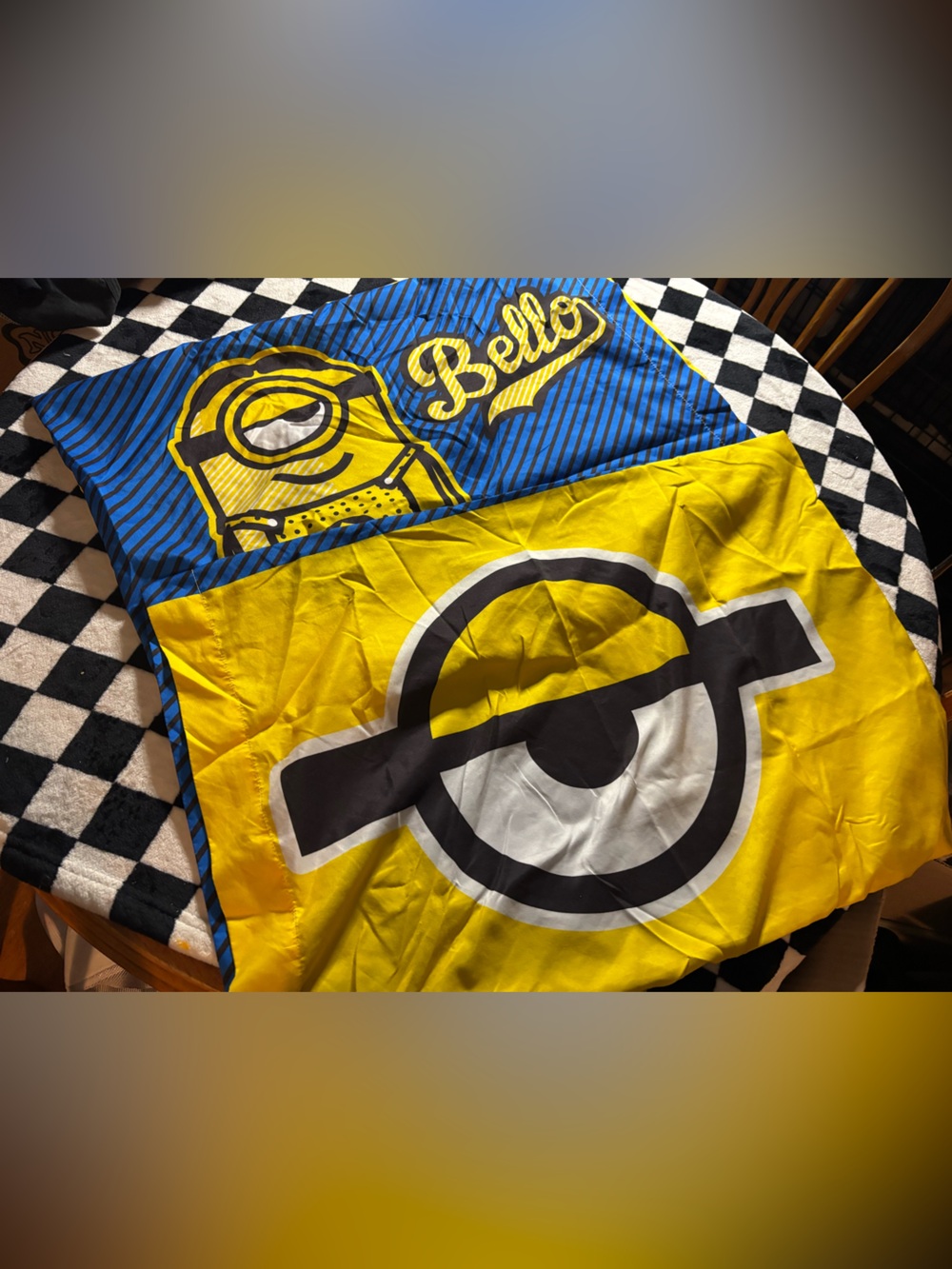 2 Minion pillow cases